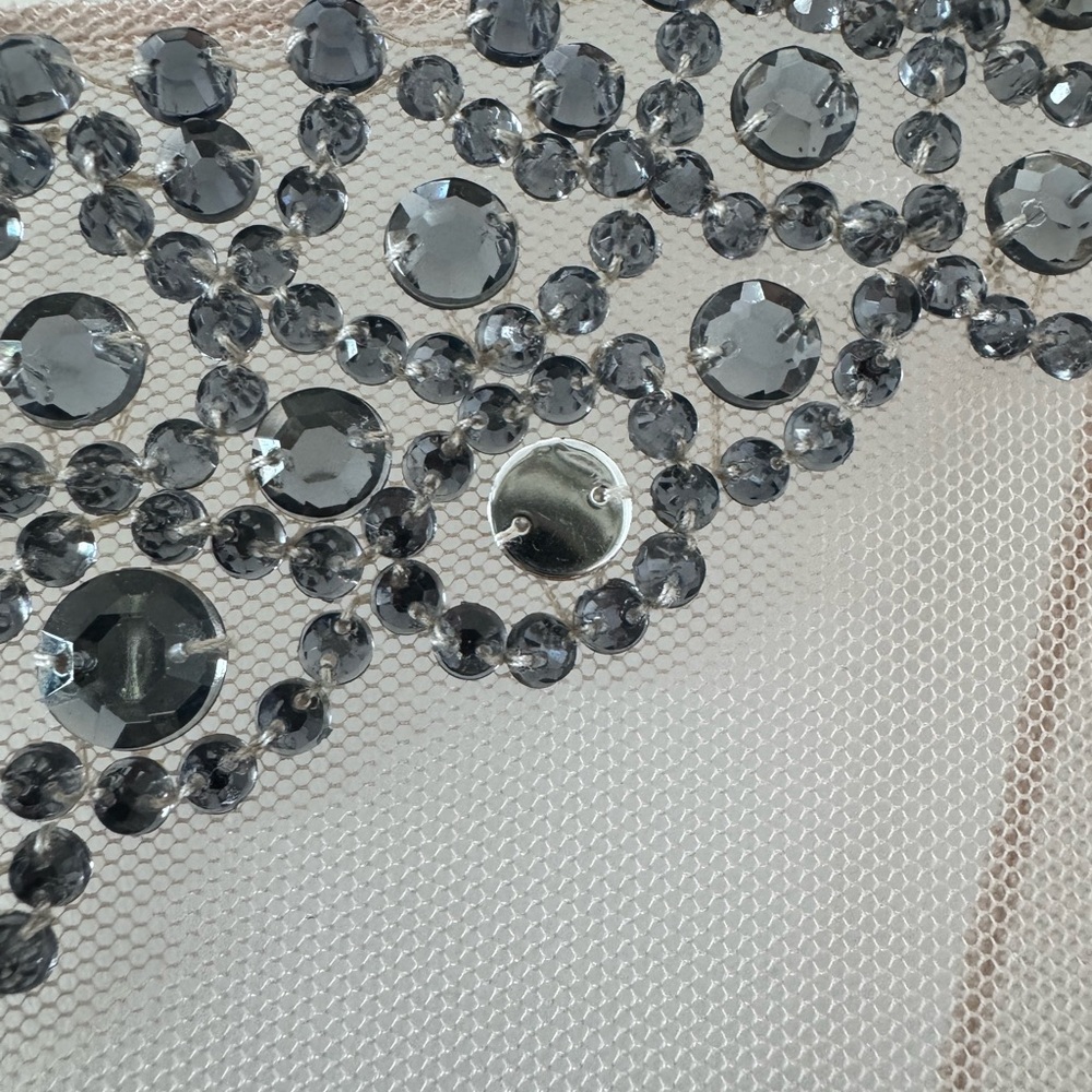 BCBGMaxAzria Morgane Champagne Embellished Dress - Picture 7 of 7